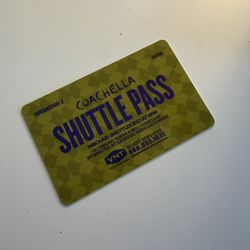 Coachella Shuttle Pass Weekend 2 