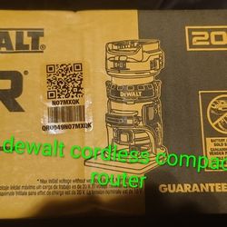 DeWalt XR 20V Max Cordless Compact Router (DCW600B) – Tool Only