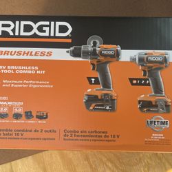 Ridgid 18V 2 Tool Combo Kit