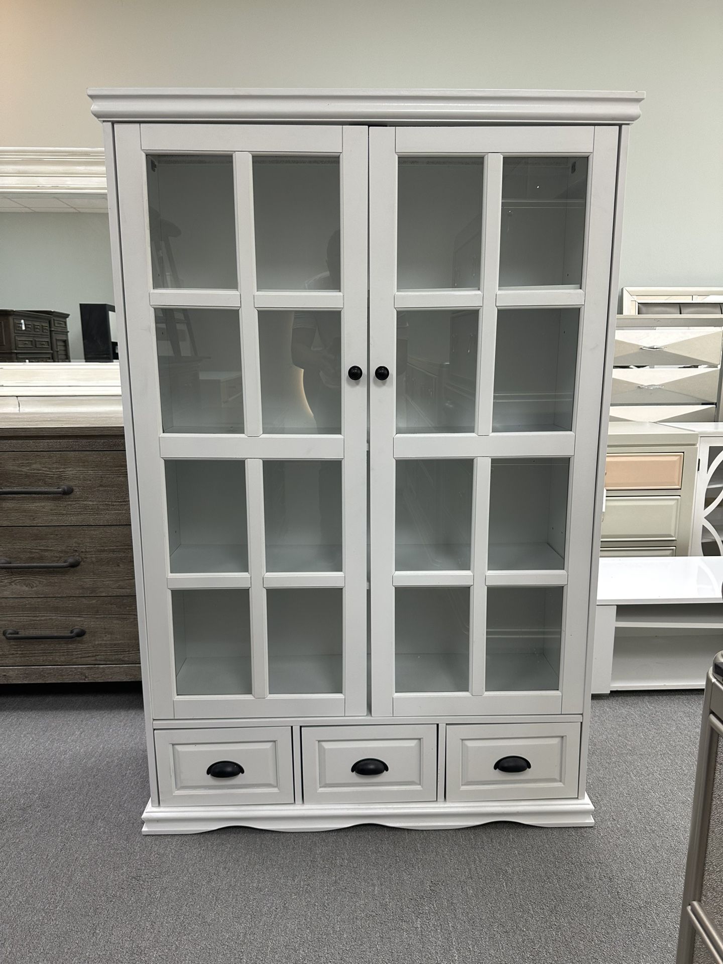 Glass cabinet (FREE 24H DELIVERY)