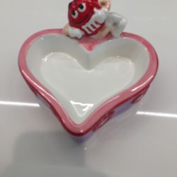 Galerie M & M’s Candy Heart Dish Valentine’s Day