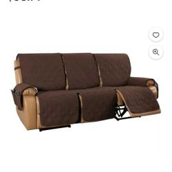 Recliner Couch Slipcover (Brown)