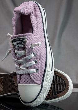 Converse All Star Chucks Shoreline Plush Knit Sneaker Phantom Violet
