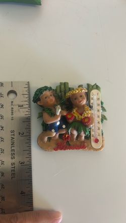 Hawaii Souvenir Magnet with Thermometer