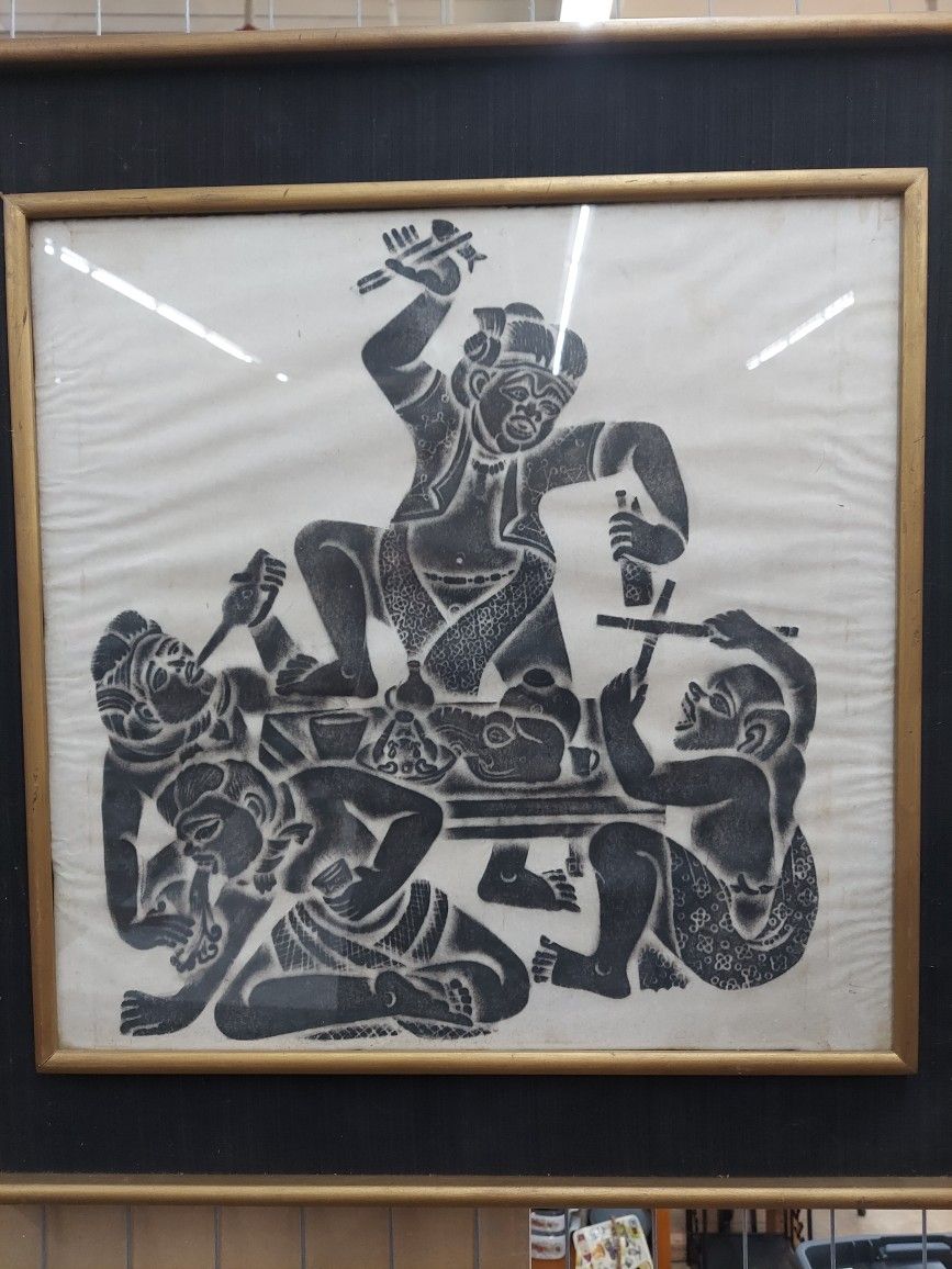 Framed Tribal Art