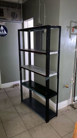 Metal shelf