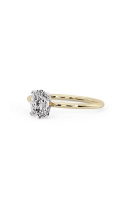 Engagement Ring - 1.96 Carat Oval H VVS2, Lab-grown, IGI Certified