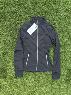 Lululemon Black Full-Zip Athletic Jacket size 4-6