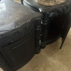 Two Couch End Tables 