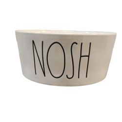 Rae Dunn NOSH Pet Dog Cat Bowl Artisan Collection 5 3/4”