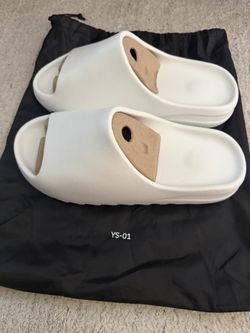 yeezy slide ys-01 white size 13 new