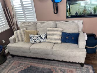 Beige Couch From Ashley Furniture $450