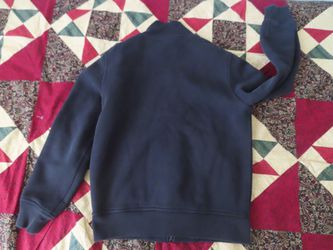 Burberry Men’s Uniform Black Mock Neck Full Zip Cardigan Sweater Size XS  Thumbnail