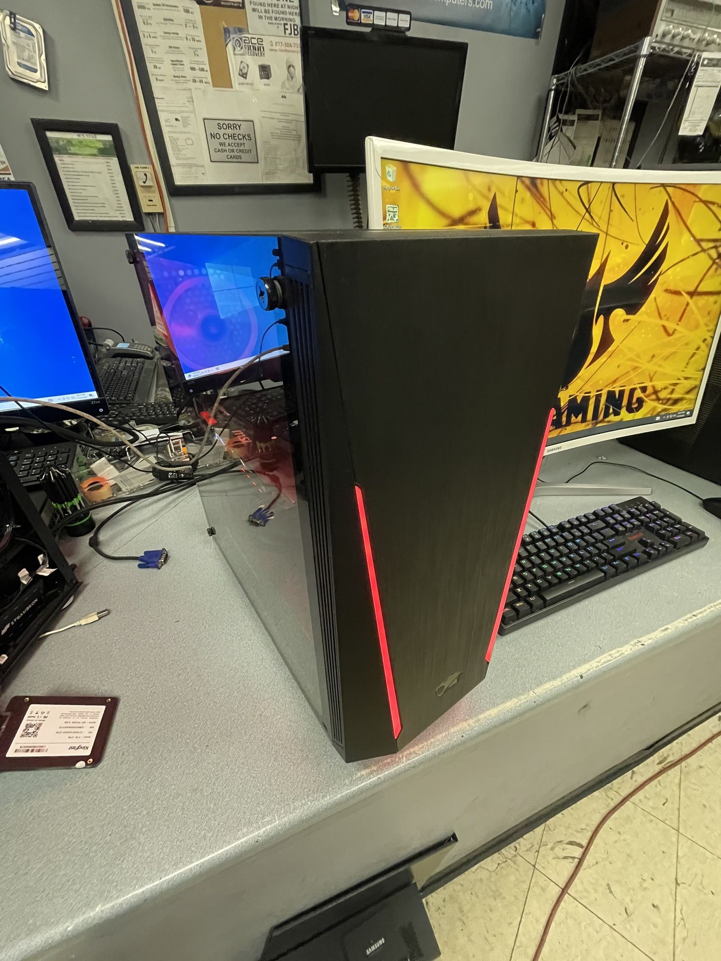 I Buy Power Z 390 Tof Gaming Free Samsung Monitor!