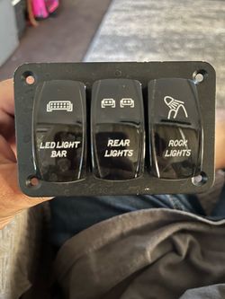 Off road light switches