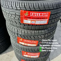 235/45r18 Fullrun F7000 New Set of Tires Installed and Balanced Set de Llantas Nuevas Instaladas y Balanceadas