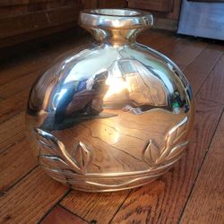 Solid Brass Vase