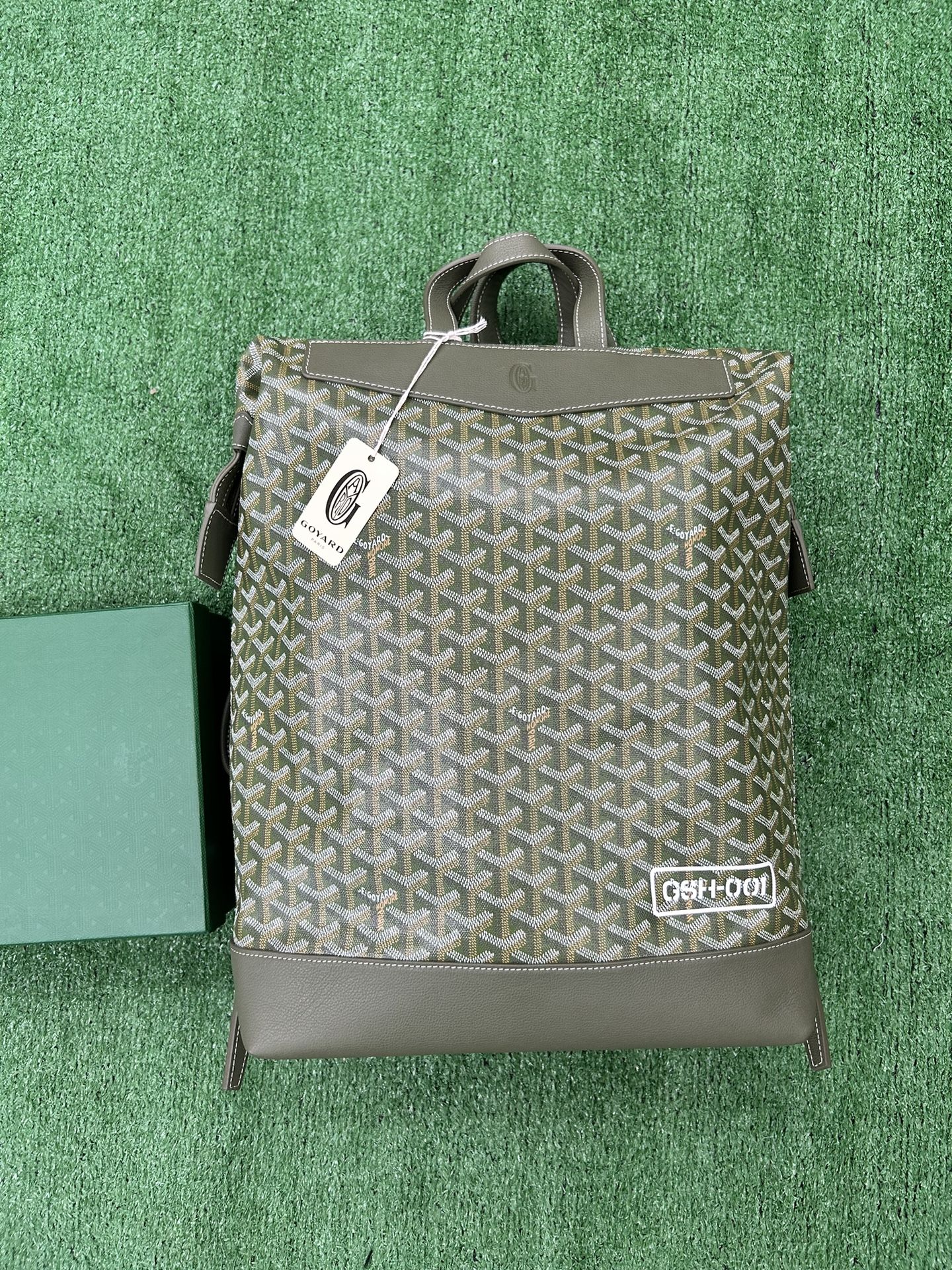 Goyard Khaki Cisalpin Backpack