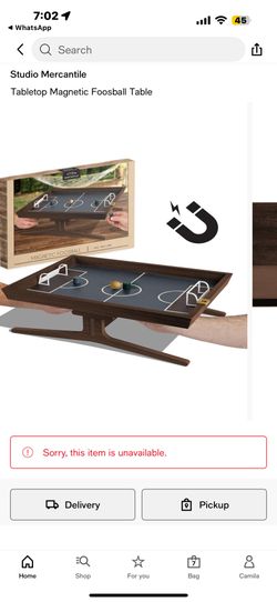New Tabletop Magnetic Football Table