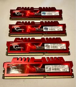 G.Skill Ripjaws X 32GB (4x8GB) DDR3-1600 CL9 Gaming RAM Memory Kit