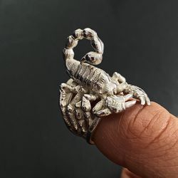 925 Sterling Silver Scorpion Ring