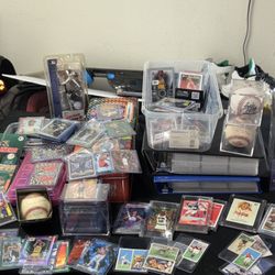 Sports Cards And Memorabilia Collection 
