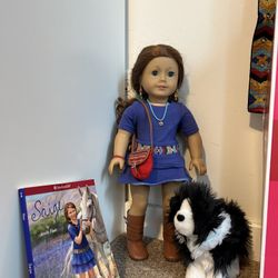 Saige American Girl Doll 2013 Excellent Condition With Extras