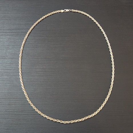 Sterling Silver 30" Rope Chain Necklace