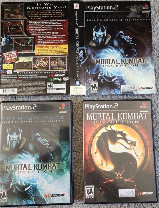 PS2 - Mortal Kombat Deception - Premium Pack