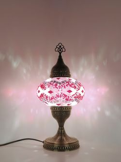 Handmade Turkish Table Mosaic Lamps 