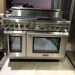 Thermador 48” Stainless Steel Gas Range Stove 