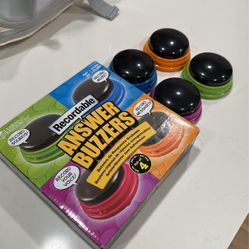 [New] Dog toy recordable answer buzzer 