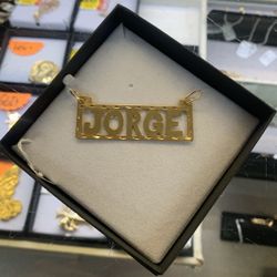 “JORGE” 14K PENDANT 