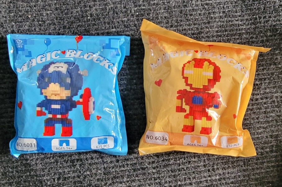 Brand New Marvel's Building Blocks 