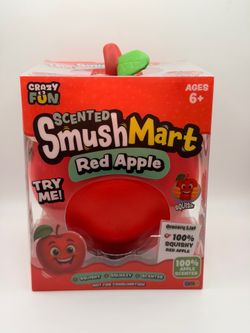 Crazy Fun SmushMart Scented Red Apple Squishy Toy