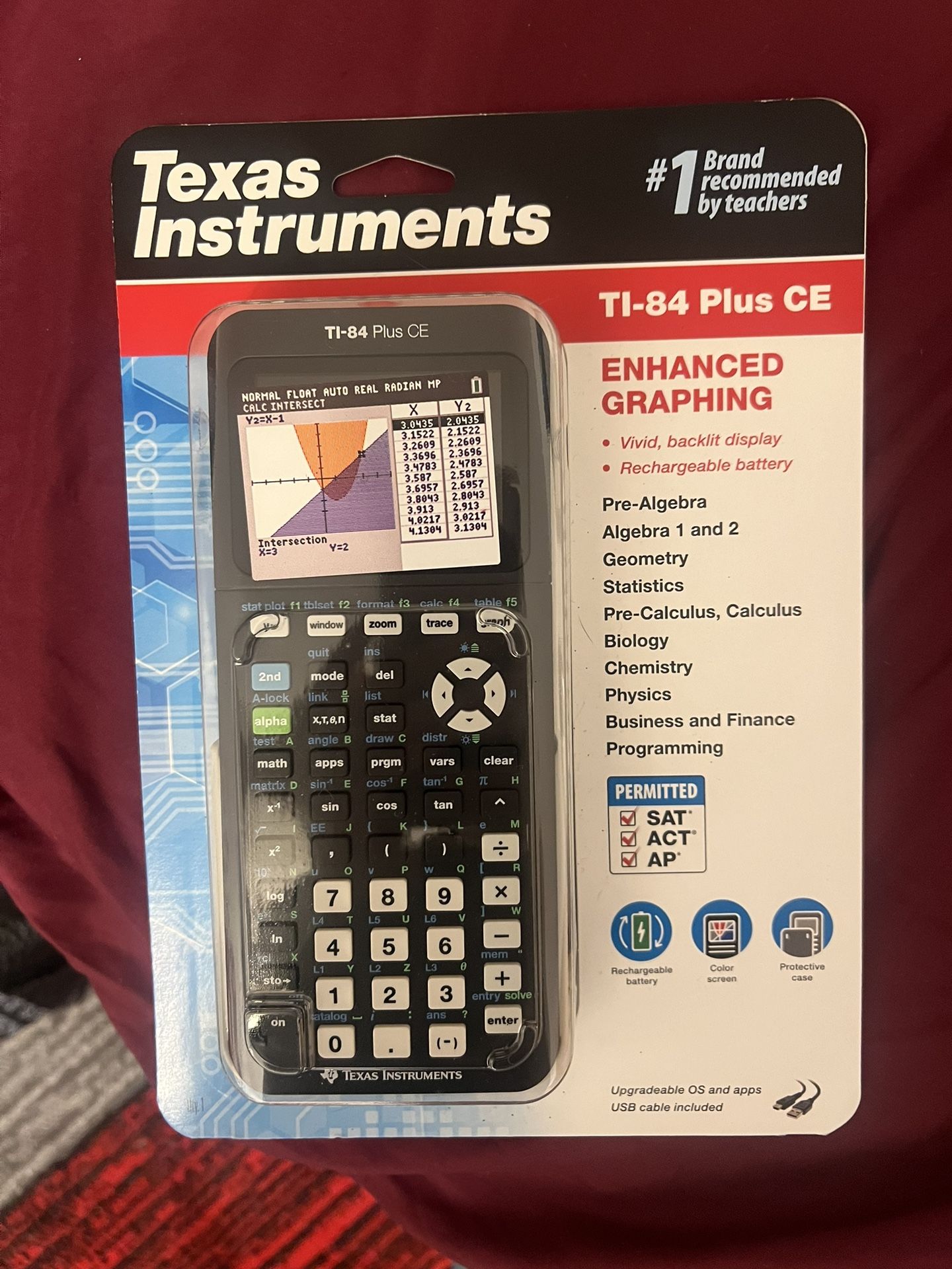 Texas Instruments 84 Plus CE Graphing Calculator