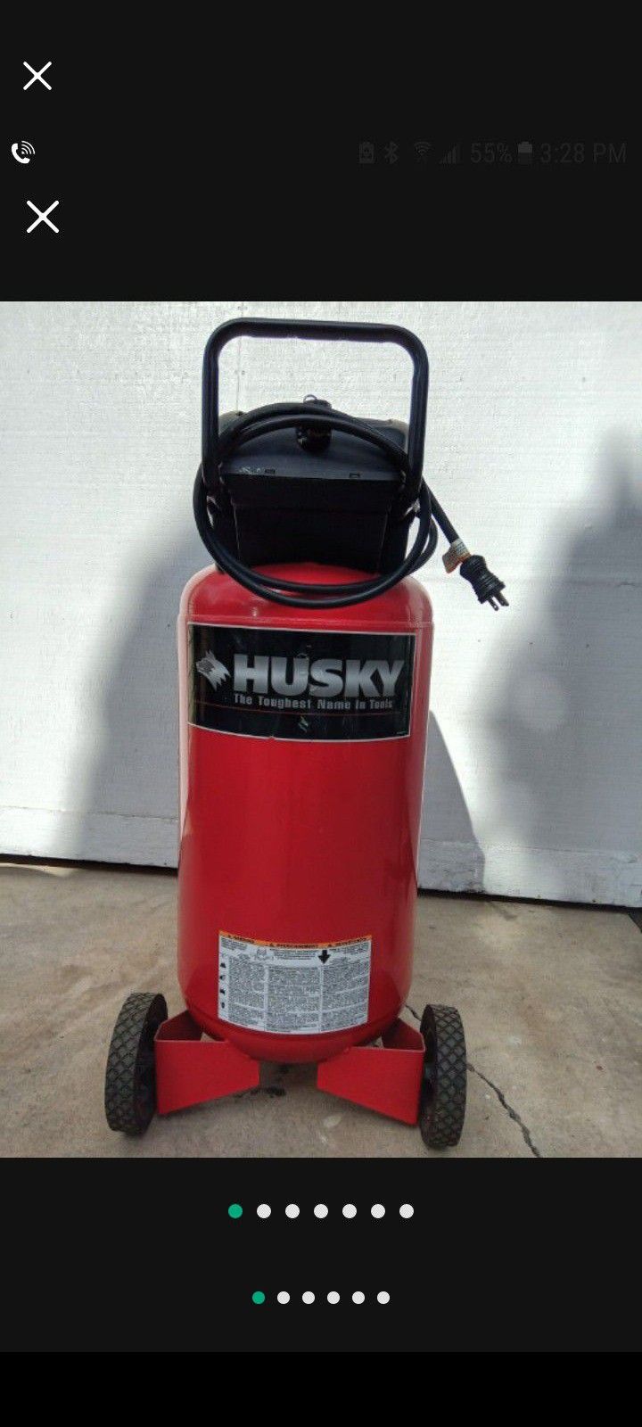 26" Commercial Husky Air Compressor
