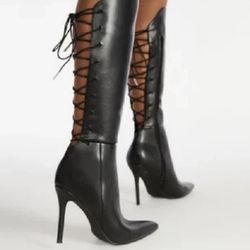 HEELED BOOTS KAMILAH Size 8