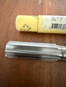 1” reamer  L&I Winooski