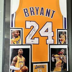 Kobe Bryant signed jersey psa authenticated
