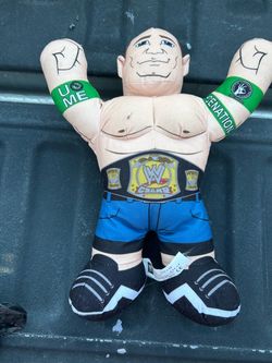 WWE John Cena Cenation Plush Talking Wrestling Doll 2012 Brawlin Buddies 16"