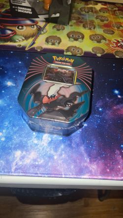 Pokemon TCG Mighty Mysterious Darkrai Tin