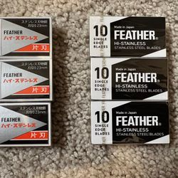 Feather Single Edge Blades 