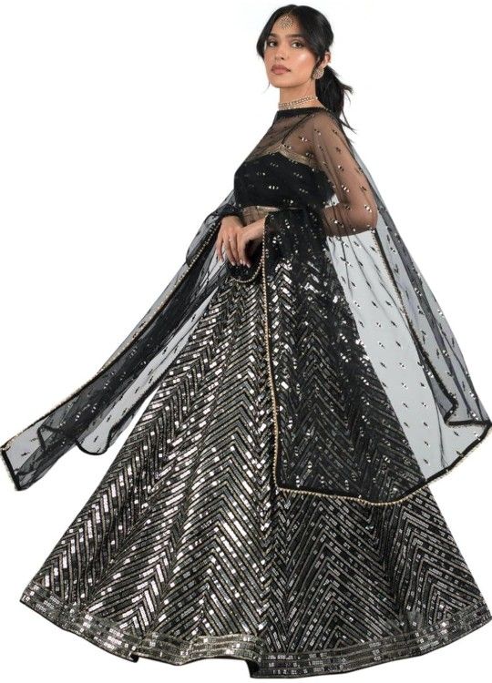 Women's Georgette Lehenga Choli with Dupatta