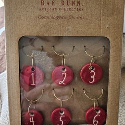 Drink Glass Marker Sets. New. Each. Rae DUNN