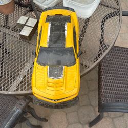 Used Yellow RC Sports Car – 2012, Damaged, Sold As-Is