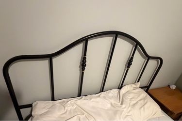 Queen Black metal bed frame