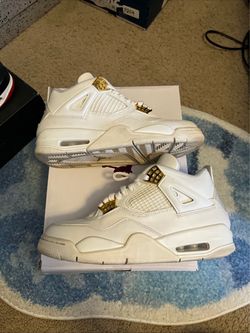 Jordan 4 metallic gold
