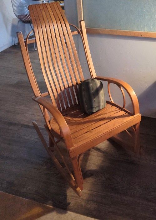 Bent Oak Rocking Chair