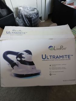 LivePure - Ultramite Handheld HEPA Filter Vacuum & Fabric Sanitizer